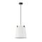 Z-Lite Weston Pendant, 3-Light, 13 In.W x 13 In.H, Matte Black/Cream 3502P13-MB - alternate 7
